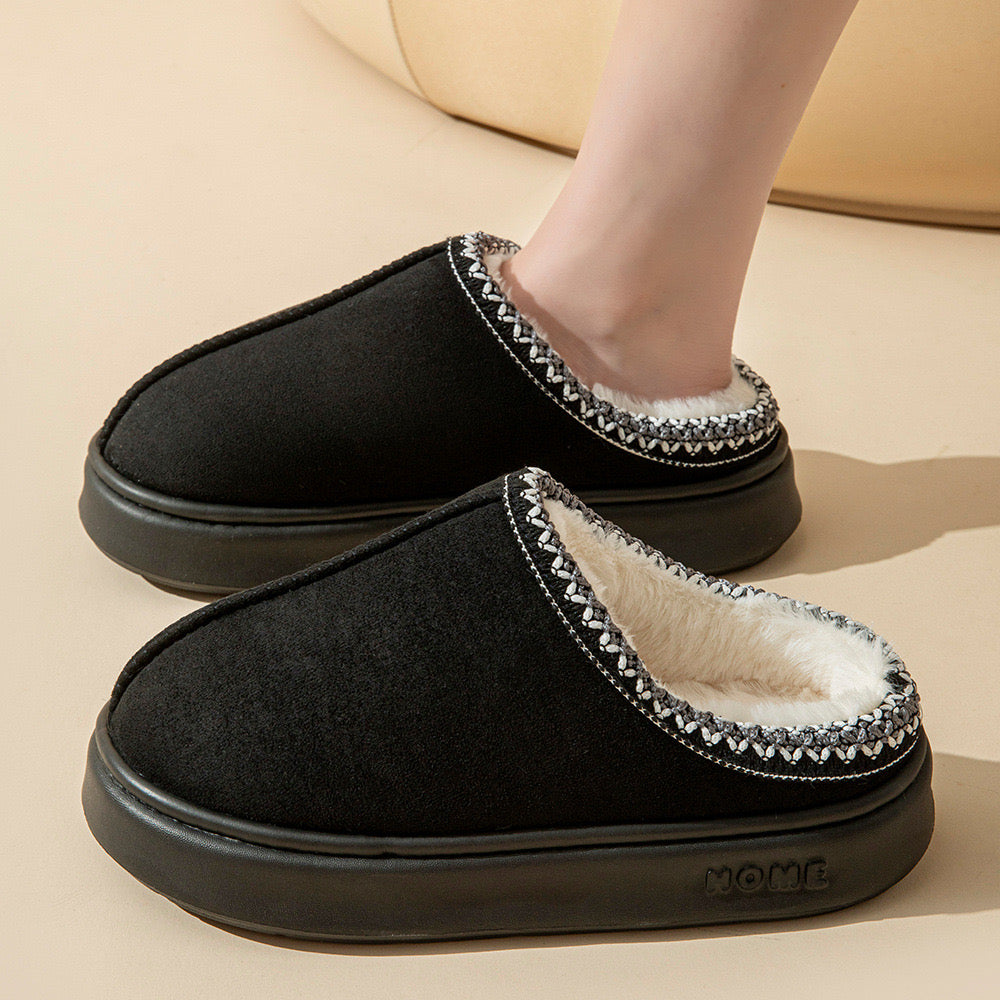 CozyLift Platform Winter Slippers